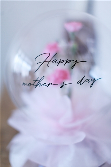 【母の日 用】ステッカー　/　Happy Mothersday　好きなバルーンに追加で母の日に！