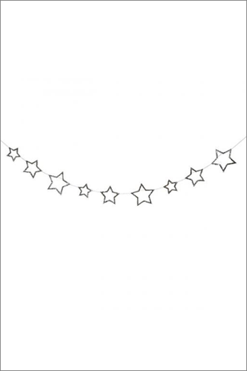 yMeri Meriz SILVER GLITTER STARS ~jK[h 45-2347