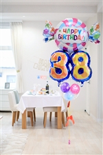 【大型】【誕生日　長寿　バルーン】サプライズバースデー「10〜99歳」キャンディ